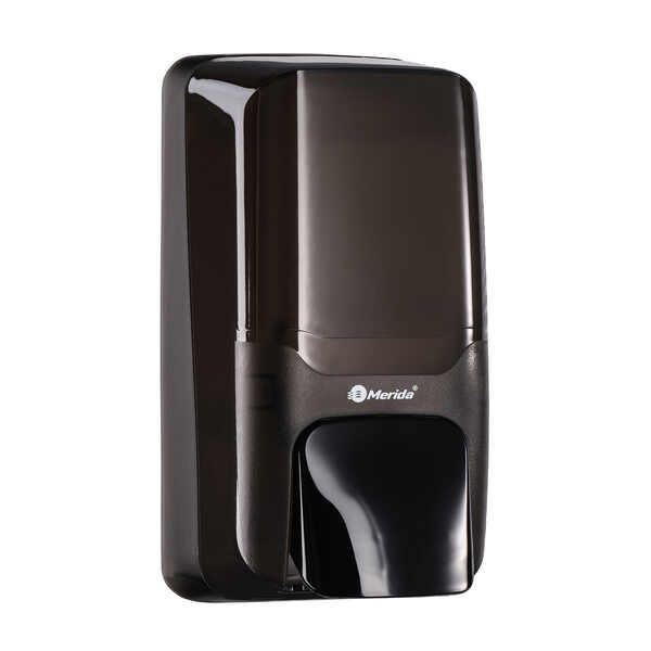 DHC101.C Дозатор MERIDA HARMONY КЛИК пластиковый, механический, картриджный, черный,0,8л			