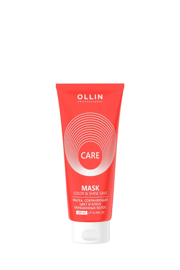 OLLIN CARE Маска, сохраняющая цвет и блеск окрашенных волос 200мл/ Color&Shine Save Mask