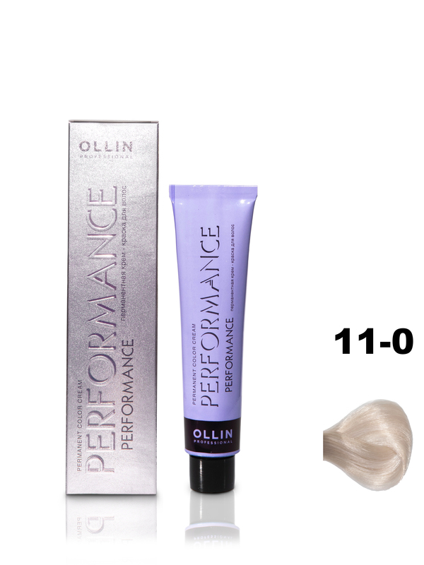 OLLIN PERFORMANCE 11/0 специальный блондин натуральный 60мл Перманентная крем-краска для волос