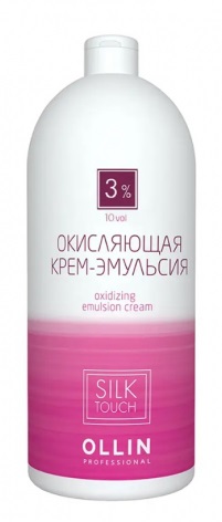 OLLIN silk touch    3% 10vol. Окисляющая крем-эмульсия 1000мл/ Oxidizing Emulsion cream