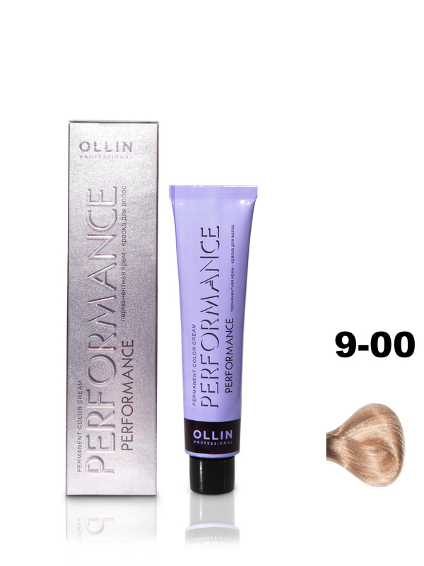 OLLIN PERFORMANCE  9/00 блондин глубокий 60мл Перманентная крем-краска для волос