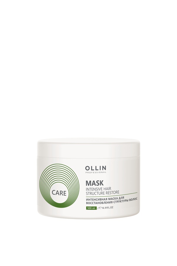 OLLIN CARE Интенсивная маска для восстановления структуры волос 500мл/ Restore Intensive Mask