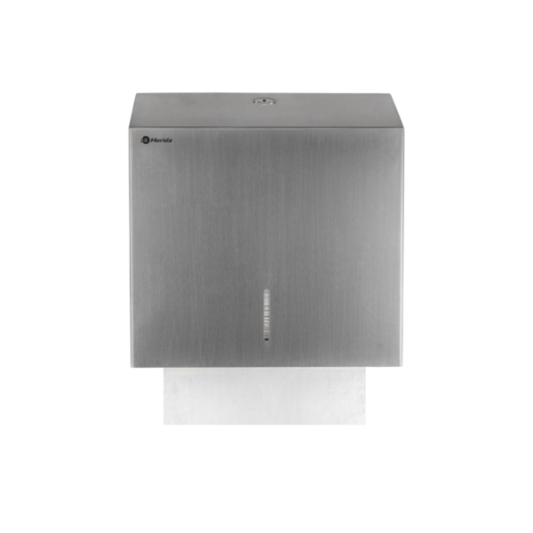 ASM101.R Диспенсер д/листовых бумажных полотенец Vсл металлический "MERIDA STELLA R" MAXI (матовый)