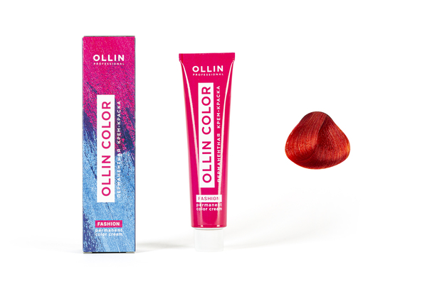 OLLIN COLOR    Fashion Color  Экстра-интенсивный красный 60мл Перманентная крем-краска для волос
