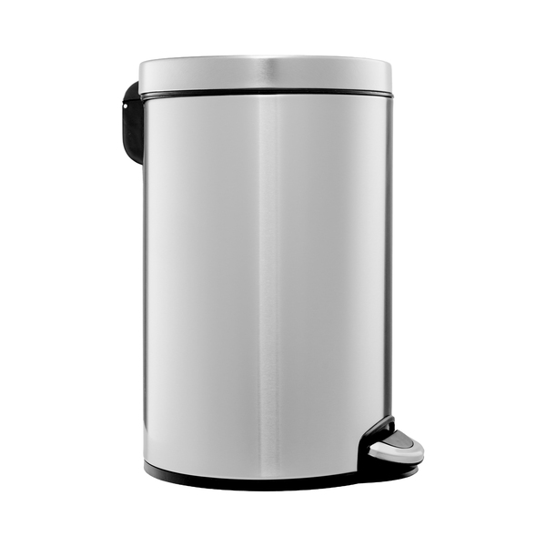 KIM414 Корзина с педалью MERIDA SILENT металлическая матовая (12л.)