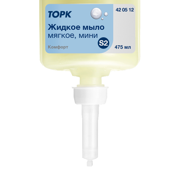420512-60 Tork Advanced жидкое мыло мягкое, мини  0,475 мл.