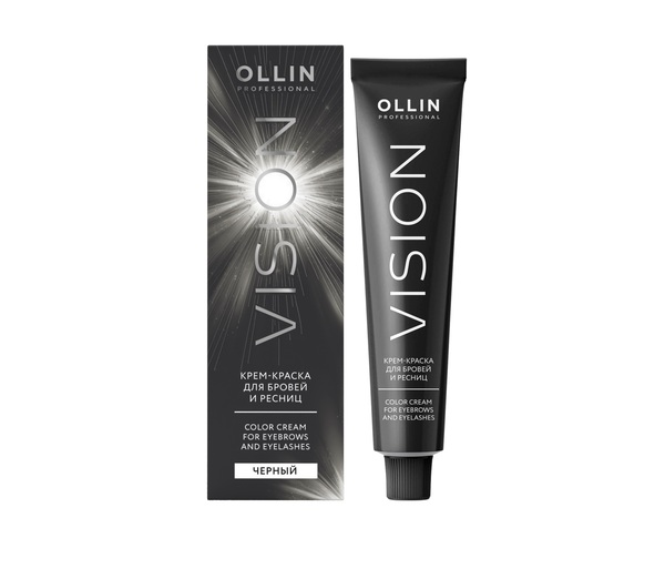 VISION крем-краска для бровей и ресниц (Черный) 20мл OLLIN PROFESSIONAL