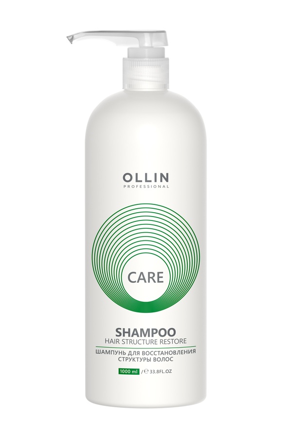 OLLIN CARE Шампунь для восстановления структуры волос 1000мл/ Restore Shampoo