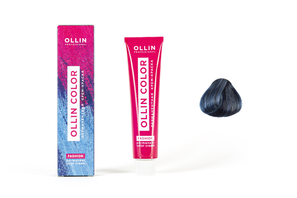 OLLIN COLOR    Fashion Color  Экстра-интенсивный синий 60мл Перманентная крем-краска для волос