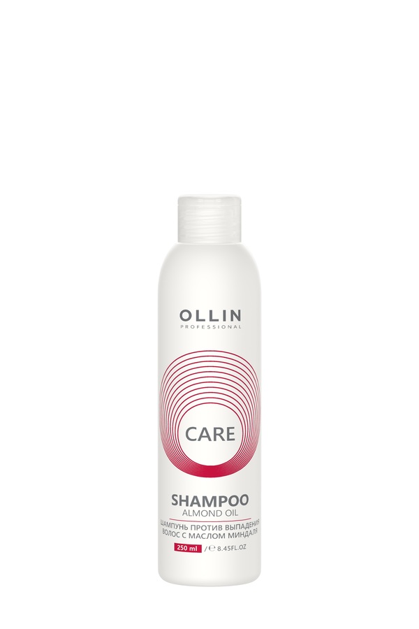 OLLIN CARE Шампунь против выпадения волос с маслом миндаля 250мл/ Almond Oil Shampoo
