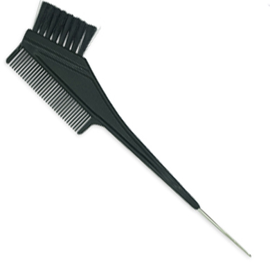Кисть для окраски с расческой и метал. крючком, 56 мм, черная
