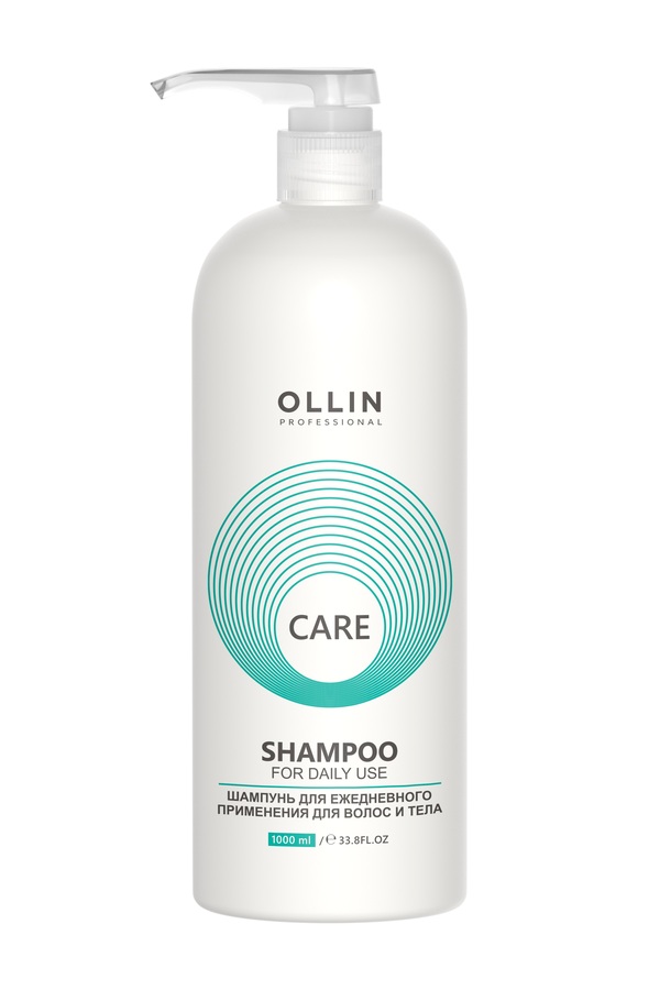 OLLIN CARE Шампунь для ежедневного применения для волос и тела 1000мл