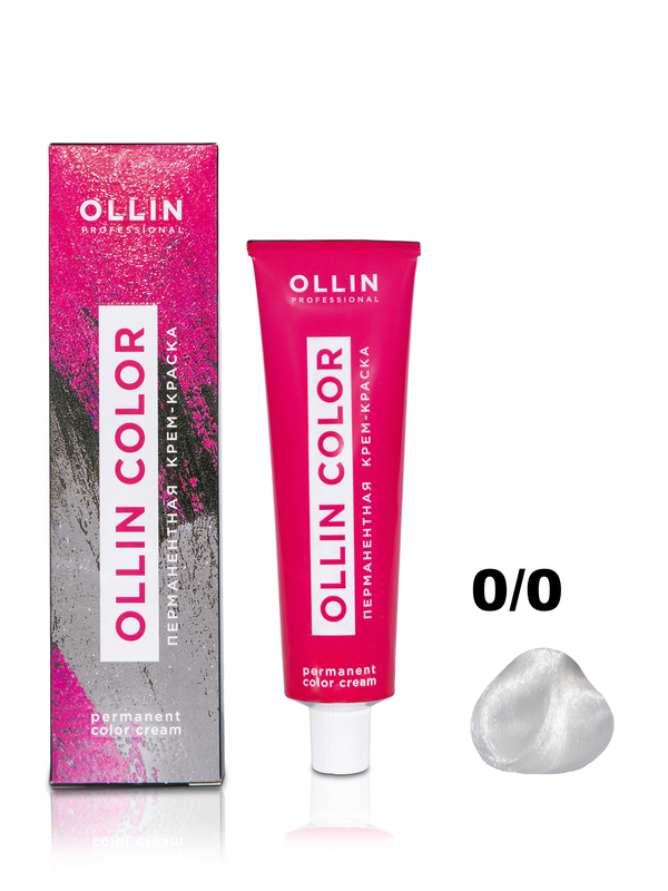 OLLIN COLOR   0/0 корректор нейтральный 100 мл Перманентная крем-краска для волос