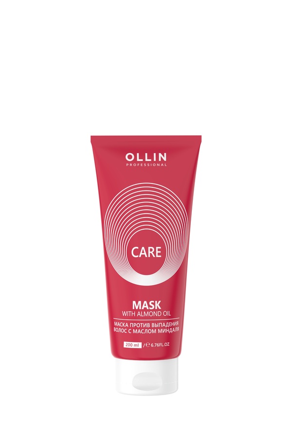 OLLIN CARE Маска против выпадения волос с маслом миндаля 200мл/ Almond Oil Mask