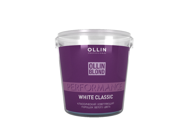 OLLIN BLOND PERFORMANCE White Classic Классический осветляющий порошок белого цвета 500г
