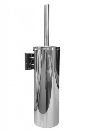 GIP351 Щетка санитарная настенная MERIDA CLASSIC с крышкой, полированная				