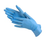 Перчатки PROFCOSMO нитрил голубые S (50 пар)
