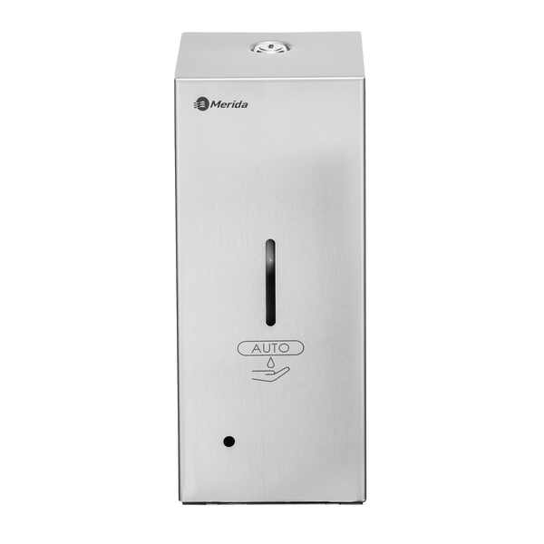 DSM115.R Сенсорный наливной дозатор мыла/геля металлический "MERIDA STELLA R" (матовый), 1100 мл.