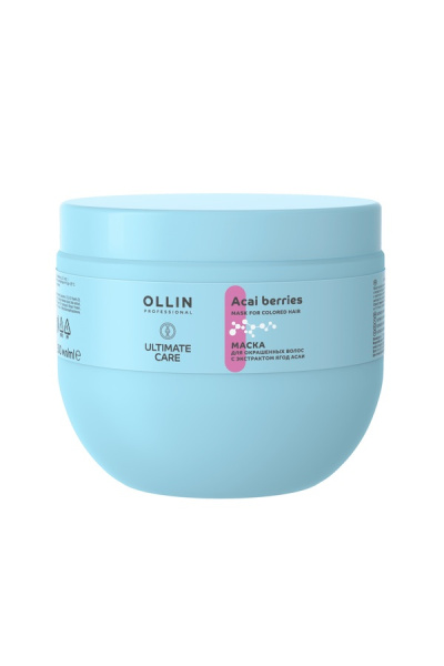 ULTIMATE CARE Маска для окрашенных волос с экстрактом ягод асаи 500мл OLLIN PROFESSIONAL
