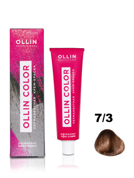 OLLIN COLOR  7/3 русый золотистый 60мл Перманентная крем-краска для волос
