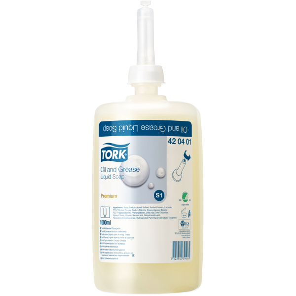 420401 Tork Premium ж/мыло-очиститель от жира и загрязнений 1 л