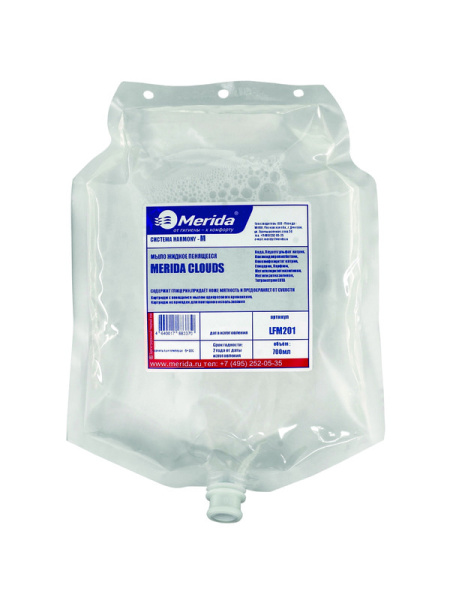LFM201 Мыло жидкое пенящееся "MERIDA HARMONY-M CLOUDS" (картридж 700 мл.)