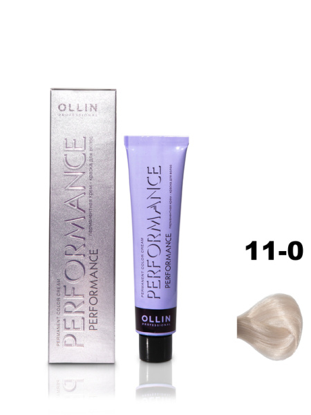 OLLIN PERFORMANCE 11/0 специальный блондин натуральный 60мл Перманентная крем-краска для волос
