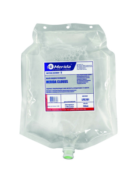LFS201 Мыло жидкое пенящееся "MERIDA HARMONY-S CLOUDS" (картридж 700 мл.)