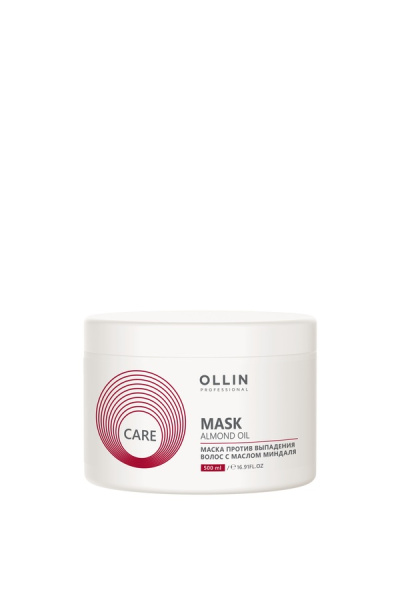 OLLIN CARE Маска против выпадения волос с маслом миндаля 500мл/ Almond Oil Mask