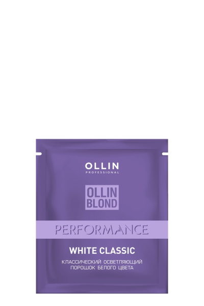 OLLIN BLOND PERFORMANCE White Classic Классический осветляющий порошок белого цвета 30г