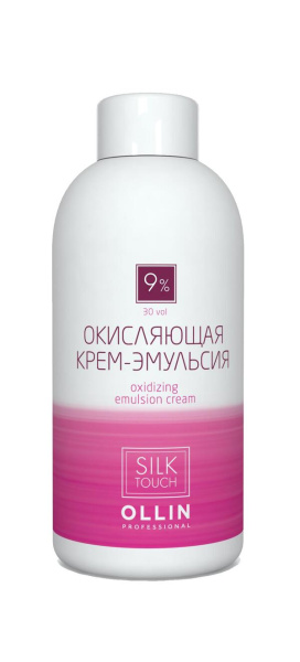 OLLIN silk touch    9% 30vol. Окисляющая крем-эмульсия 90мл/ Oxidizing Emulsion cream