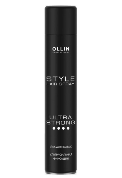 STYLE Лак для волос ультрасильной фиксации 500мл OLLIN PROFESSIONAL