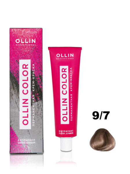 OLLIN COLOR  9/7 блондин коричневый 100 мл Перманентная крем-краска для волос