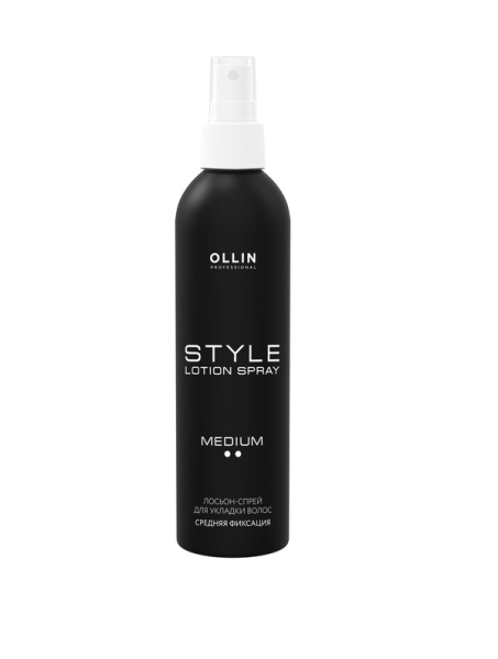OLLIN STYLE Лосьон-спрей для укладки волос средней фиксации 250мл
