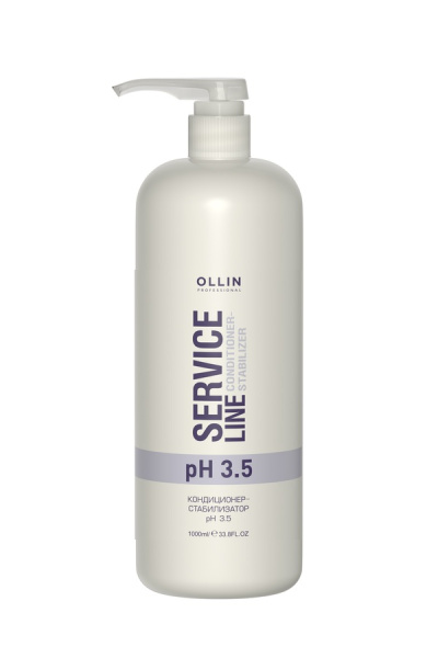 OLLIN SERVICE LINE Кондиционер-стабилизатор рН 3.5 1000мл/ Сonditioner-stabilizer pH 3.5