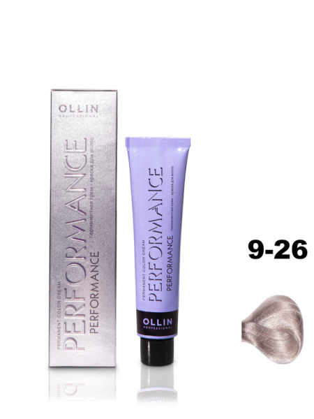 OLLIN PERFORMANCE  9/26 блондин розовый 60мл Перманентная крем-краска для волос