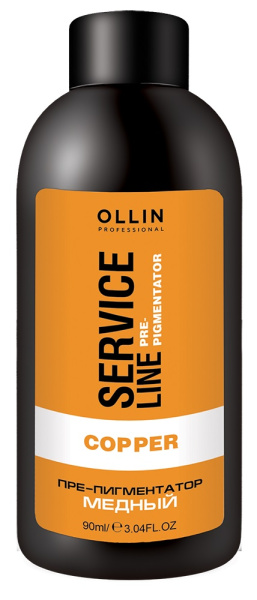 OLLIN SERVICE LINE Флюид-препигментатор медный 90мл/ Copper Fluid-Pre-Color