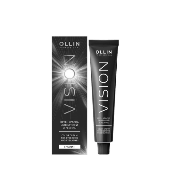 VISION крем-краска для бровей и ресниц (Графит) 20мл OLLIN PROFESSIONAL