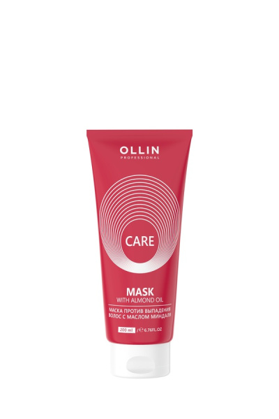 OLLIN CARE Маска против выпадения волос с маслом миндаля 200мл/ Almond Oil Mask