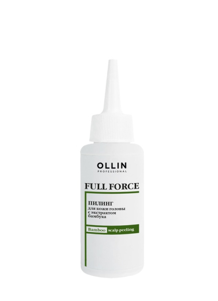 OLLIN FULL FORCE Пилинг для кожи головы с экстрактом бамбука 80мл