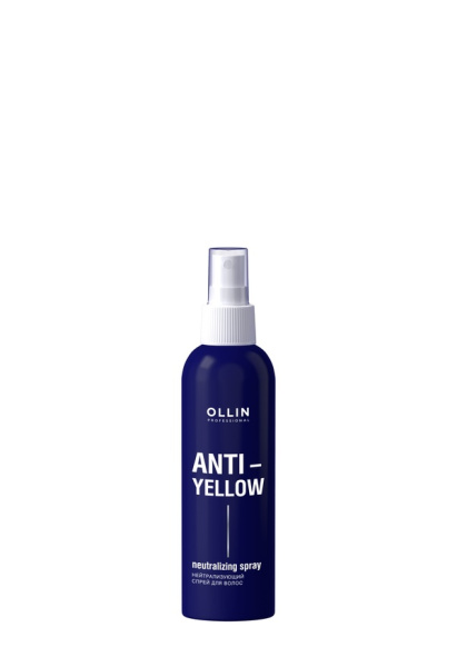 ANTI-YELLOW Нейтрализующий спрей для волос 150мл OLLIN PROFESSIONAL