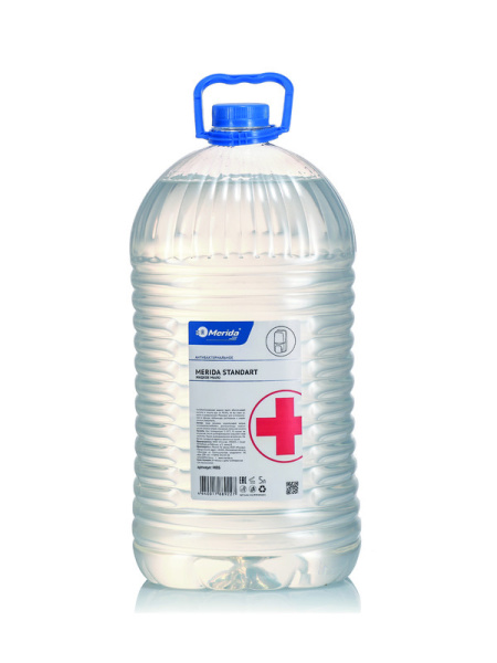 М8Б Жидкое мыло MERIDA СТАНДАРТ антибактериальное, нейтральный аромат, бутылка 5 л											