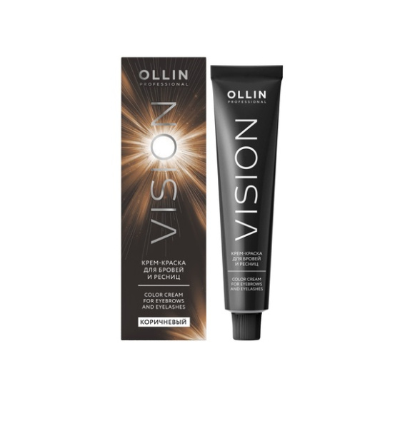 VISION крем-краска для бровей и ресниц (Коричневый) 20мл OLLIN PROFESSIONAL