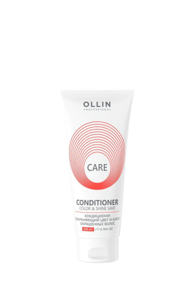 OLLIN CARE Кондиционер, сохраняющий цвет и блеск окрашенных волос 200мл/ Color&Shine Save Conditione