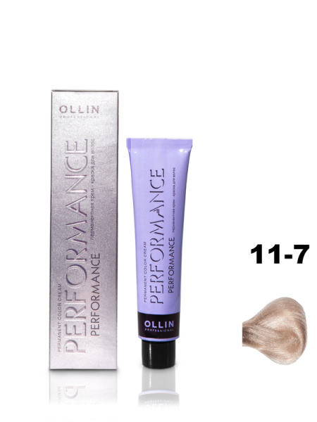 OLLIN PERFORMANCE 11/7 специальный блондин коричневый 60мл Перманентная крем-краска для волос