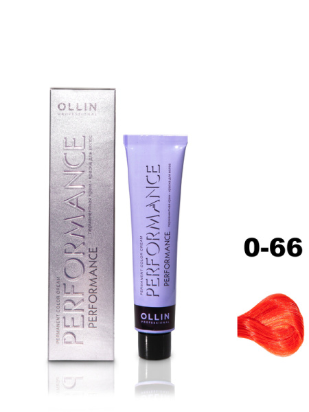 OLLIN PERFORMANCE  0/66 красный 60мл Перманентная крем-краска для волос